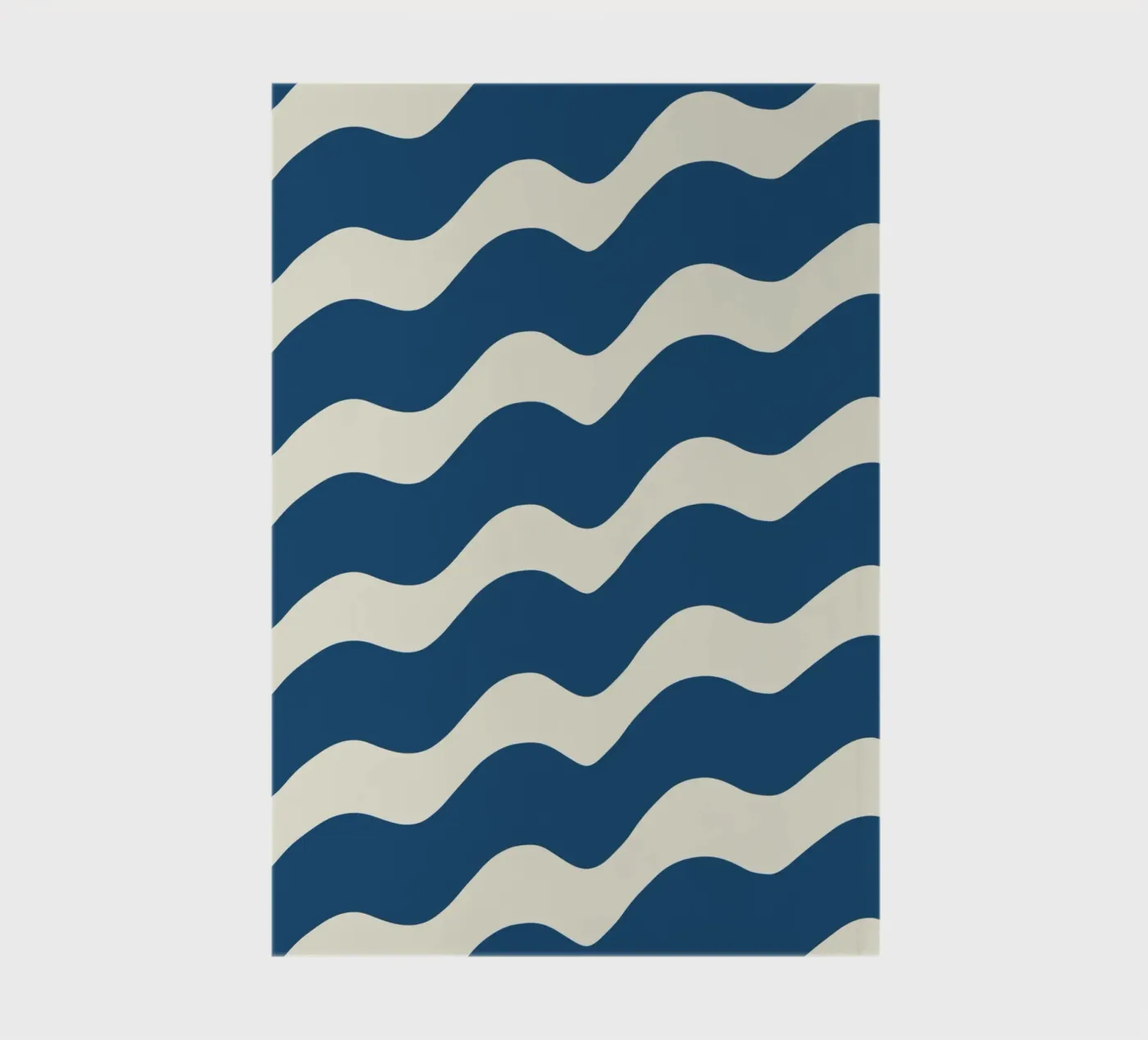 Waves pattern 21 notebook by Little Dean