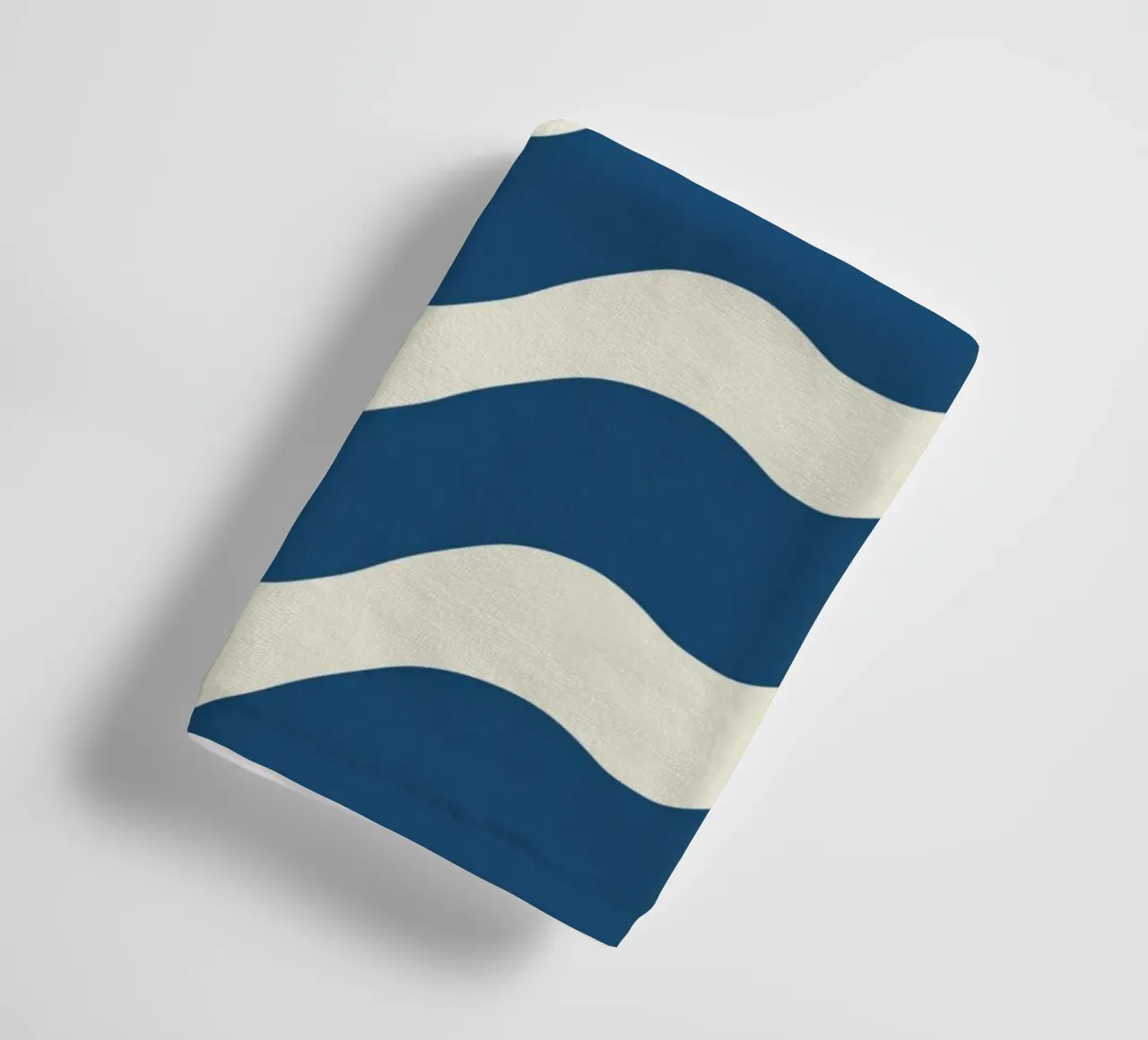 Waves pattern 21 towel by Little Dean