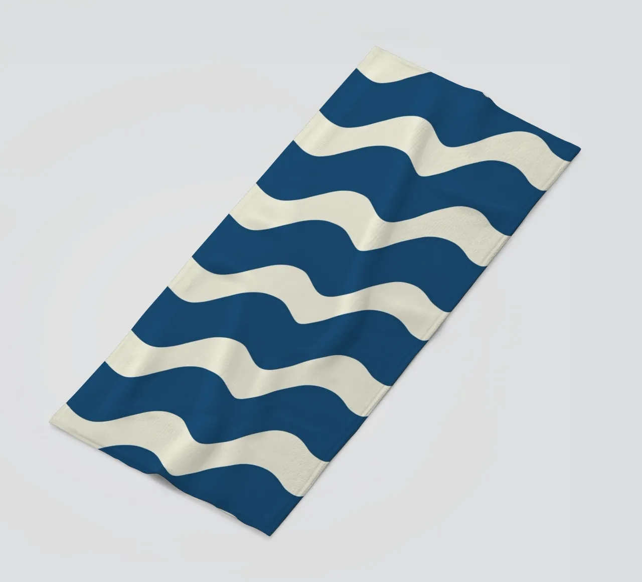 Waves pattern 21 strandhanddoek van Little Dean