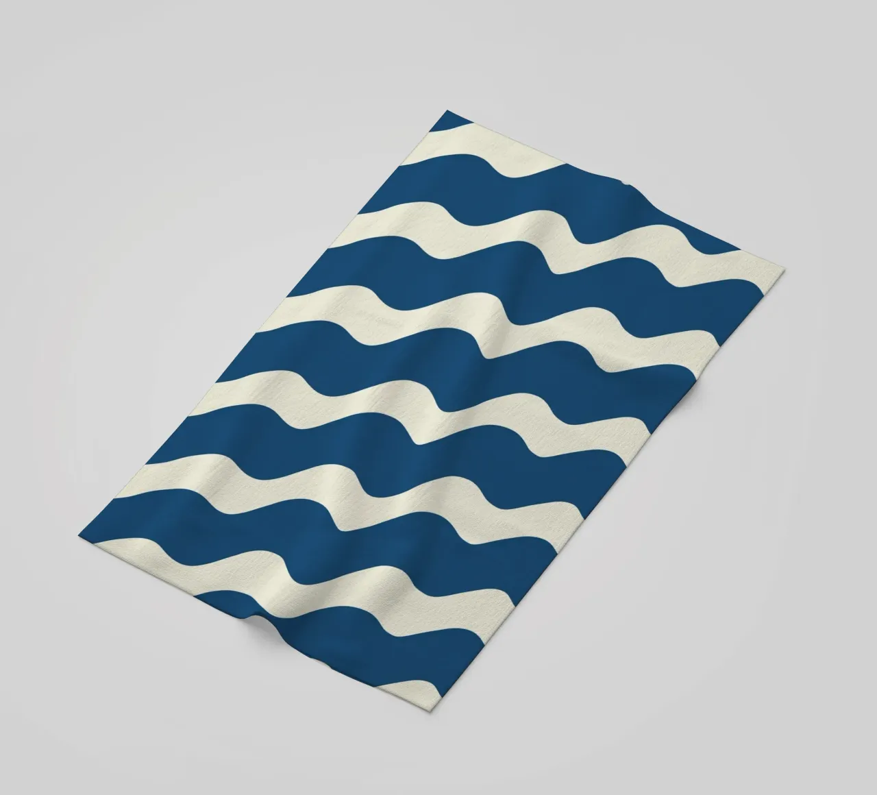 Waves pattern 21 strandhanddoek van Little Dean