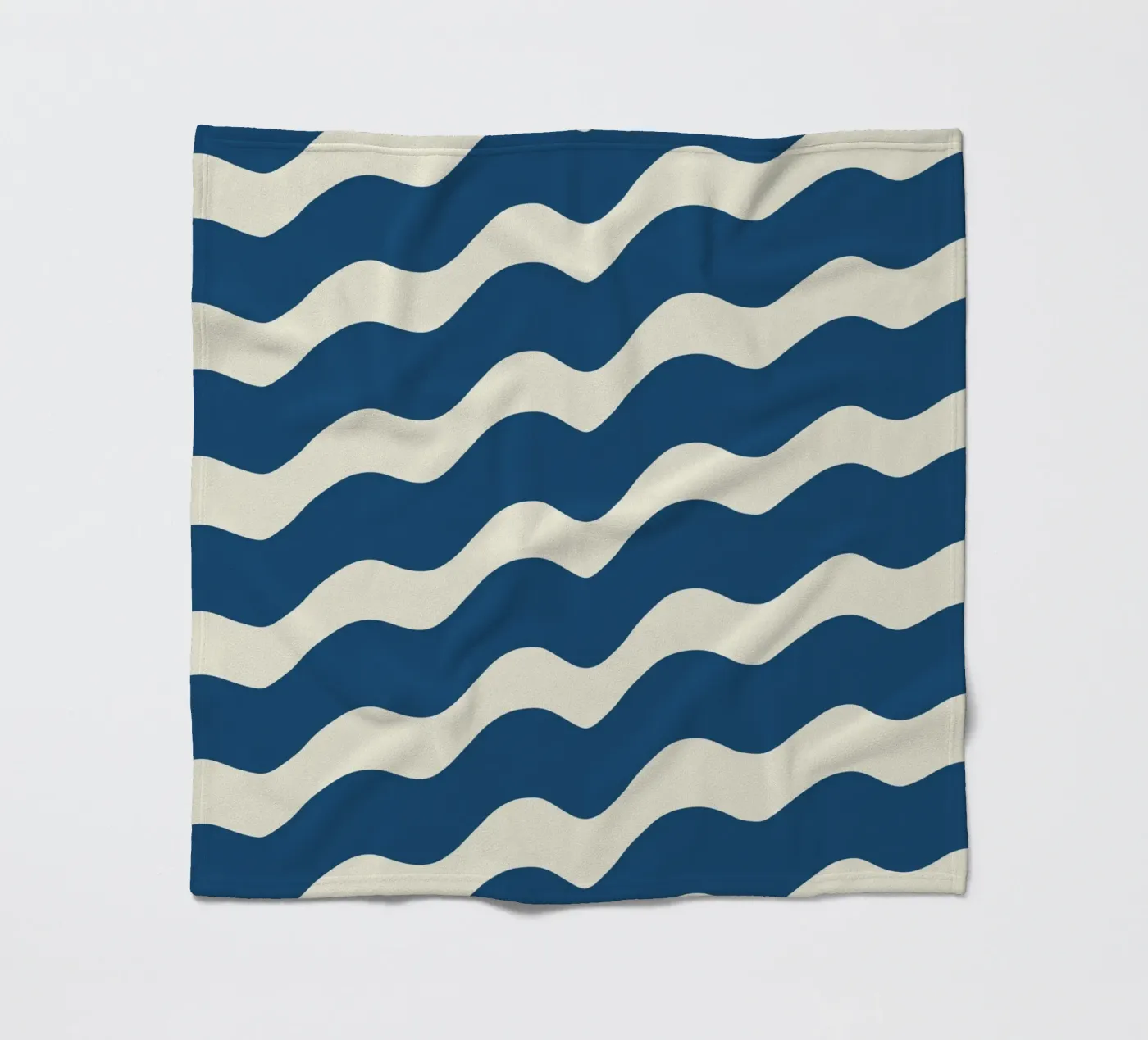 Waves pattern 21 Fleecedecke von Little Dean