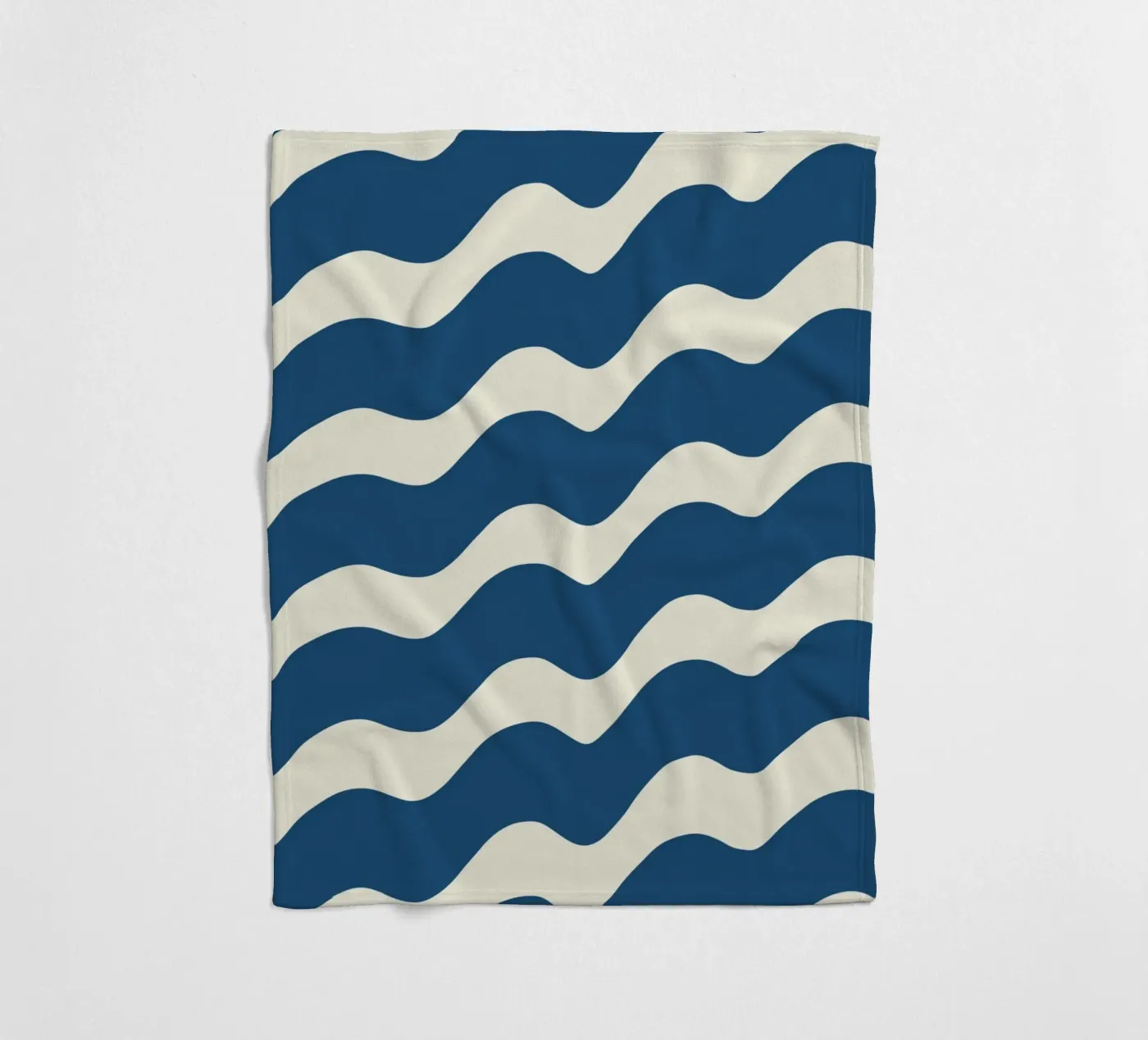 Waves pattern 21 Fleecedecke von Little Dean