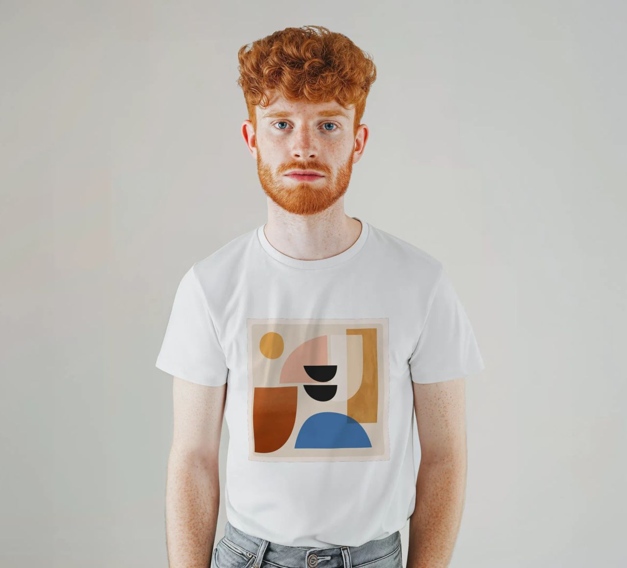Abstract Minimal Shapes 52 t-shirt by ThingDesign