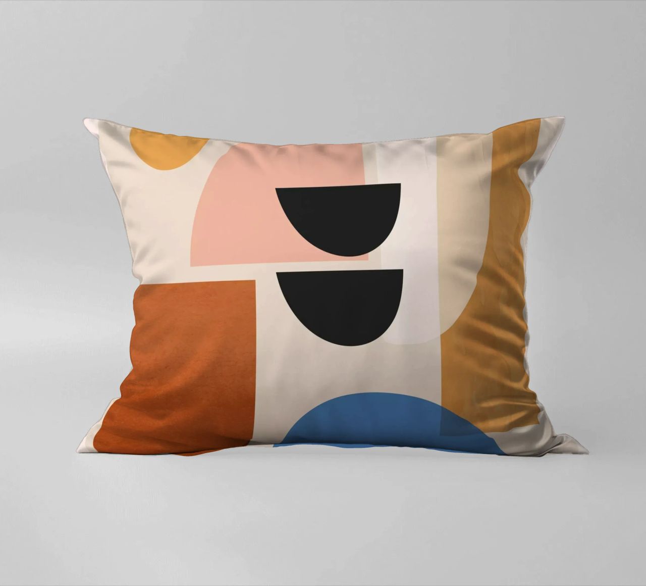 Abstract Minimal Shapes 52 decorative cushion by ThingDesign