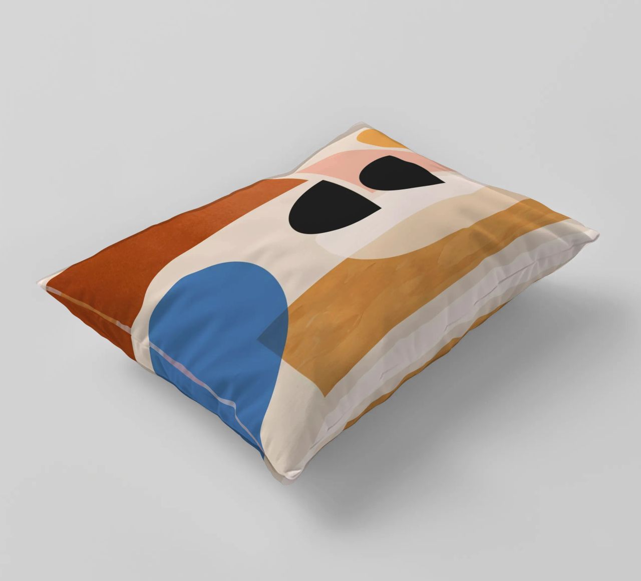 Abstract Minimal Shapes 52 decorative cushion by ThingDesign
