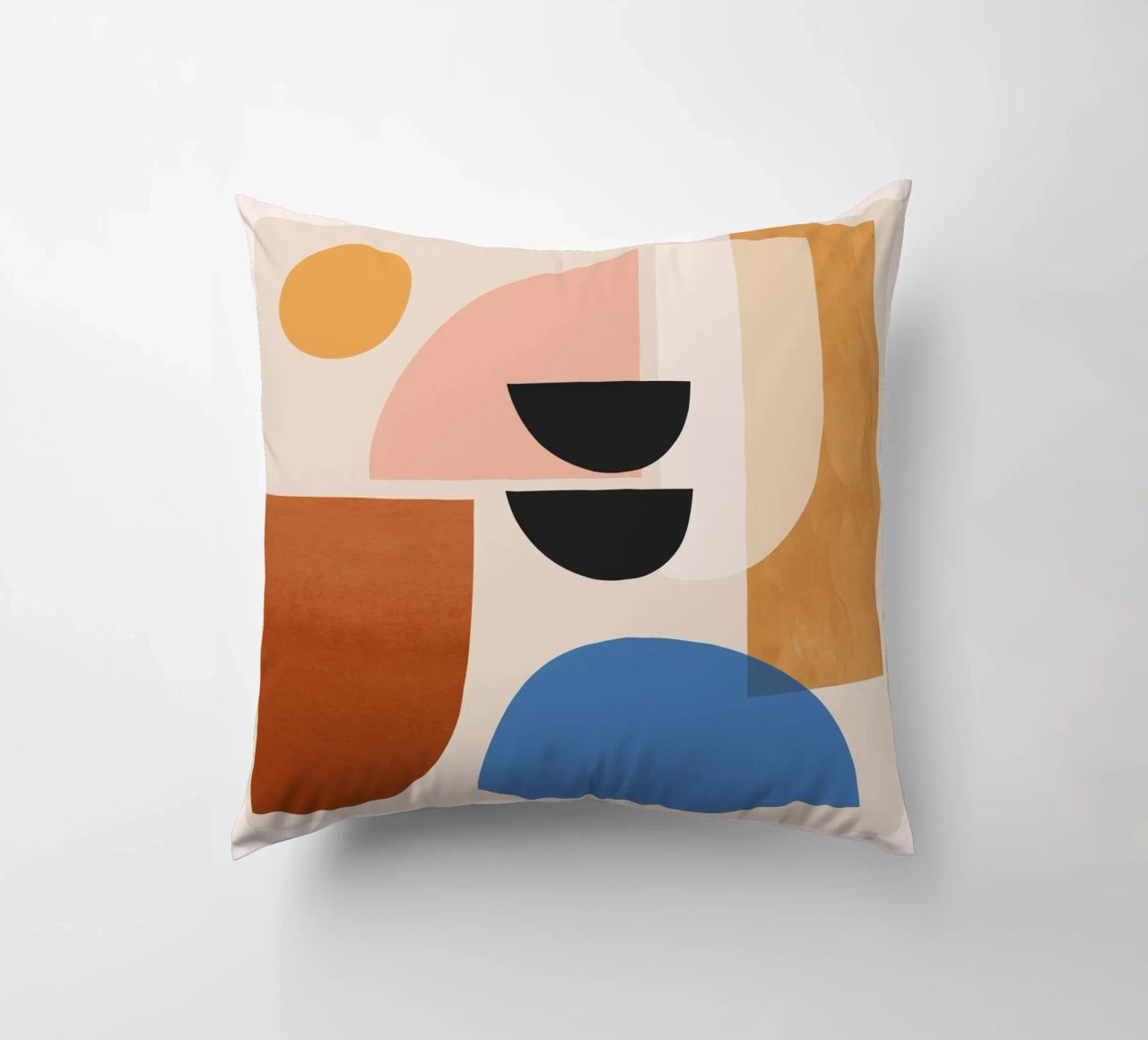 Abstract Minimal Shapes 52 decorative cushion by ThingDesign