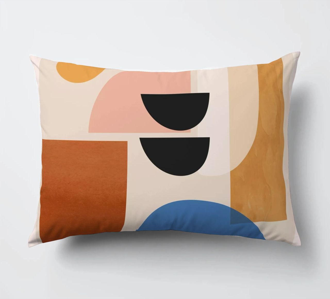 Abstract Minimal Shapes 52 decorative cushion by ThingDesign