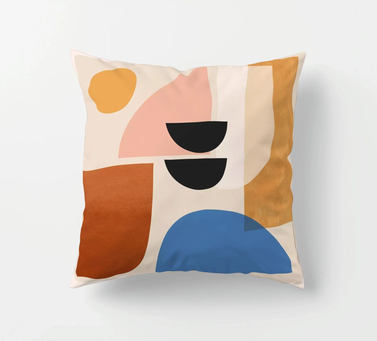 Abstract Minimal Shapes 52 decorative cushion by ThingDesign