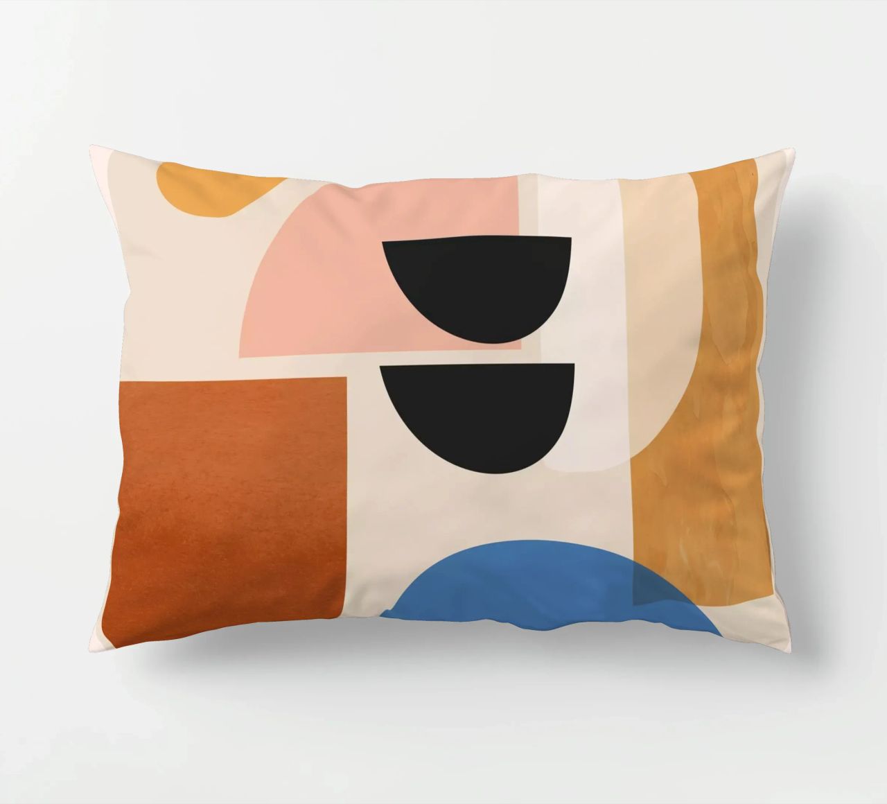 Abstract Minimal Shapes 52 decorative cushion by ThingDesign