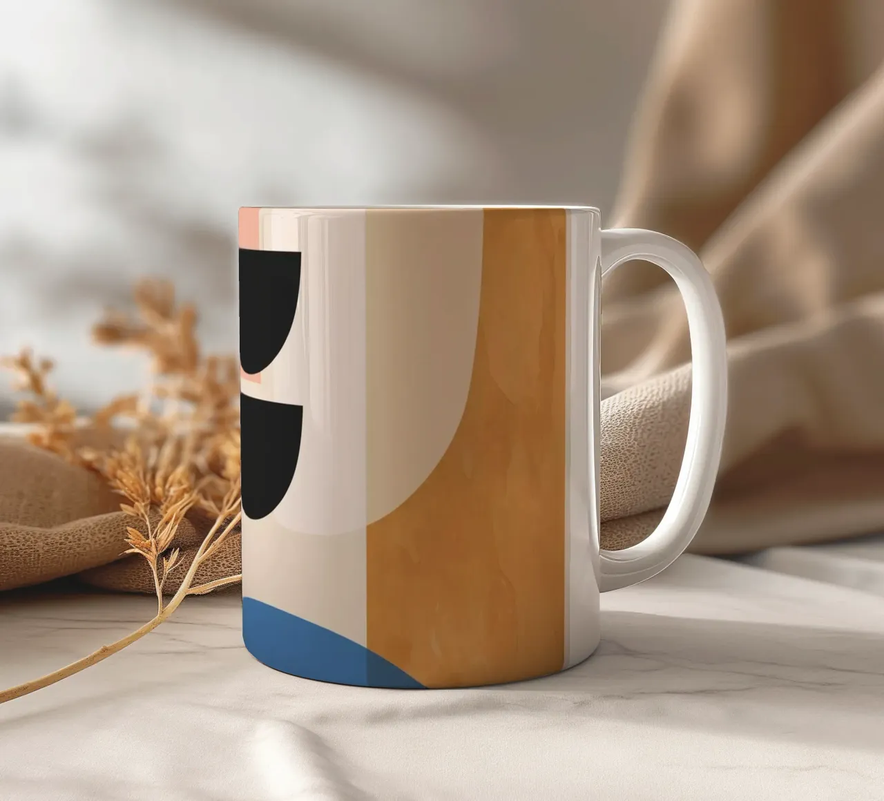 Forme astratte minimali 52 tazza in ceramica da ThingDesign