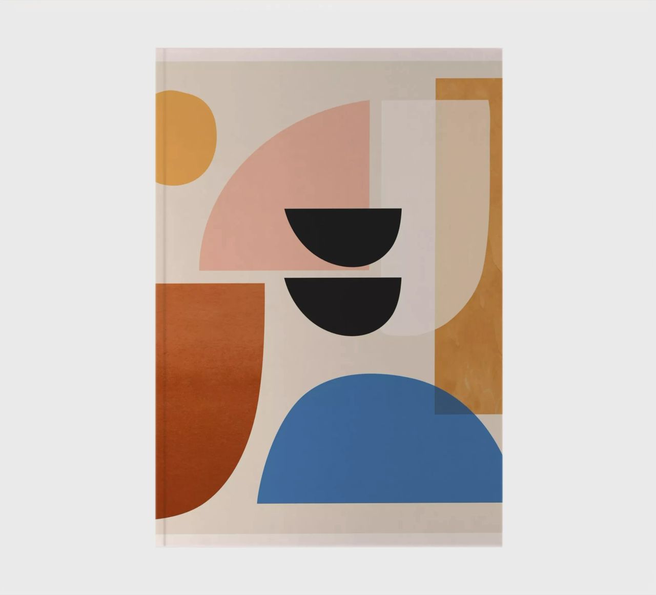 Abstract Minimal Shapes 52 notebook by ThingDesign