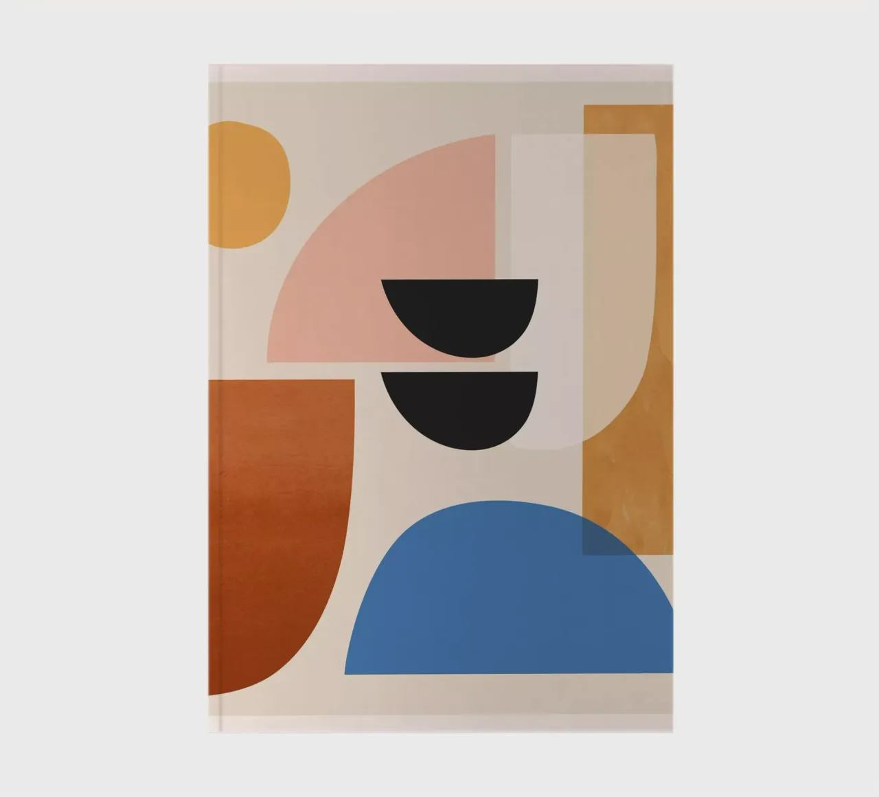 Abstracte minimale vormen 52 notitieboek van ThingDesign