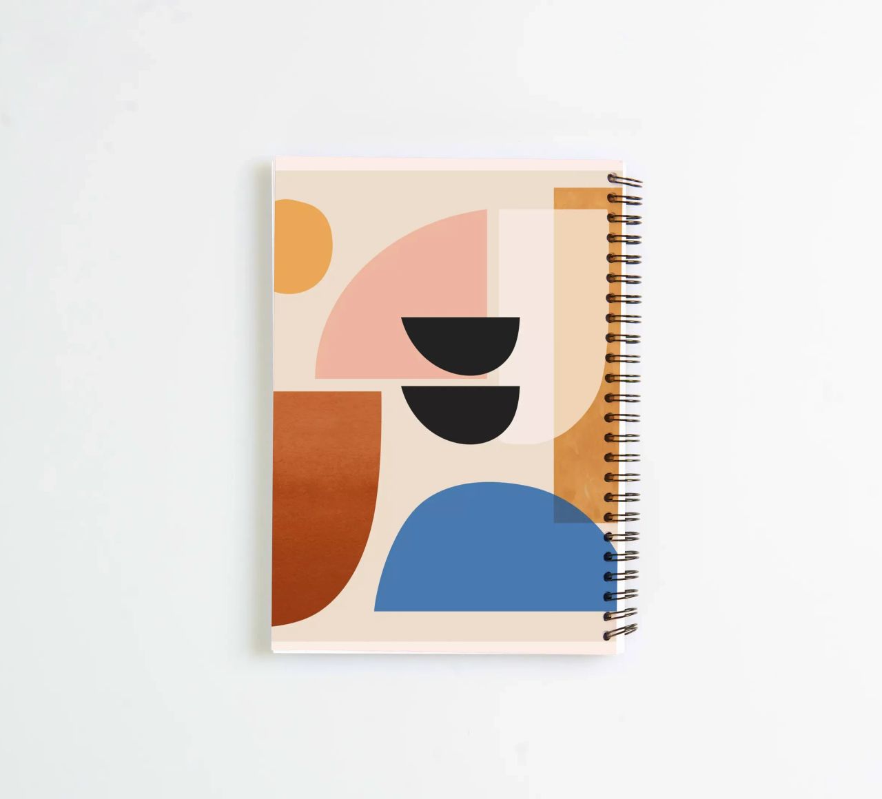 Abstract Minimal Shapes 52 spiral notebook by ThingDesign