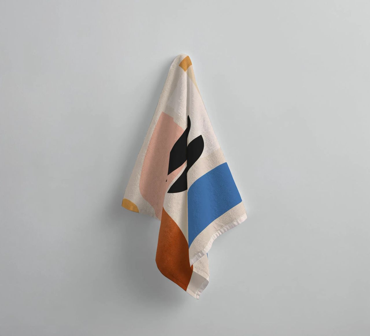 Abstract Minimal Shapes 52 towel by ThingDesign