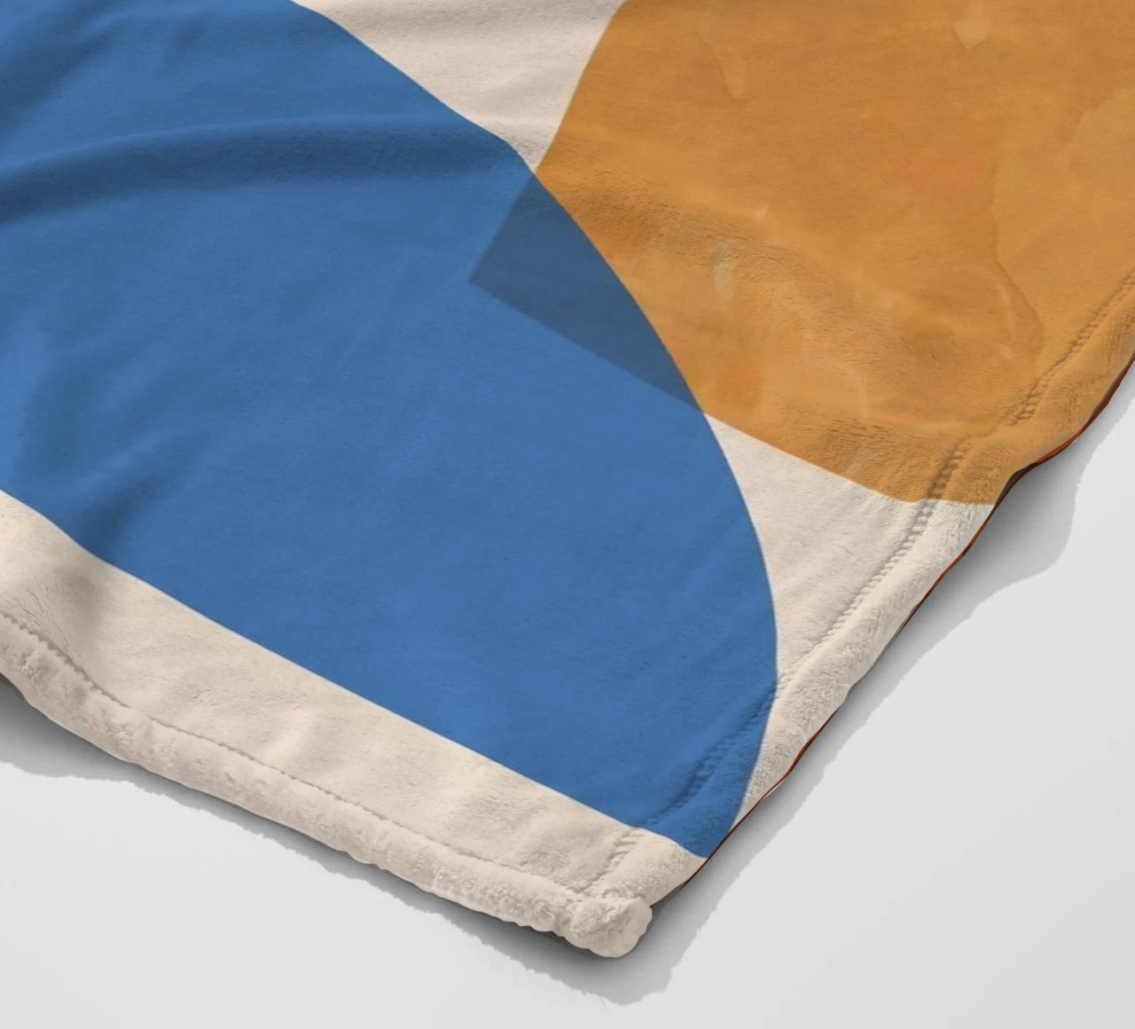 Abstract Minimal Shapes 52 fleece blanket by ThingDesign