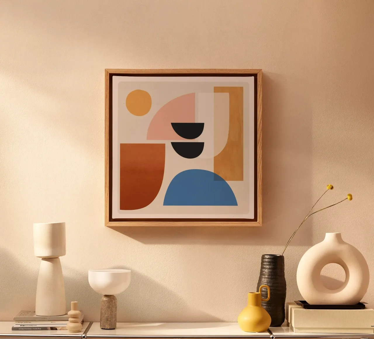 Abstract Minimal Shapes 52 canvas by ThingDesign