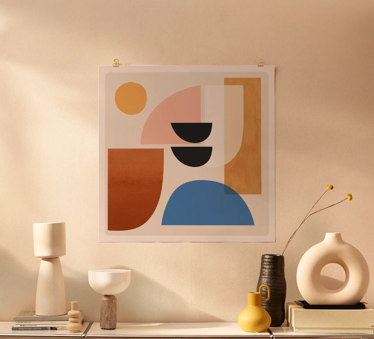 Abstract Minimal Shapes 52 poster by ThingDesign