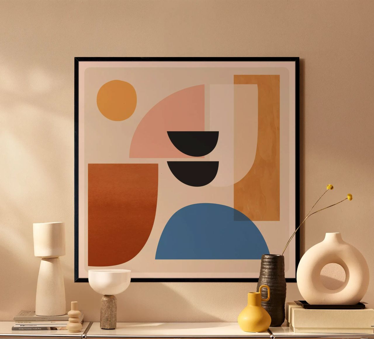 Abstract Minimal Shapes 52 poster by ThingDesign