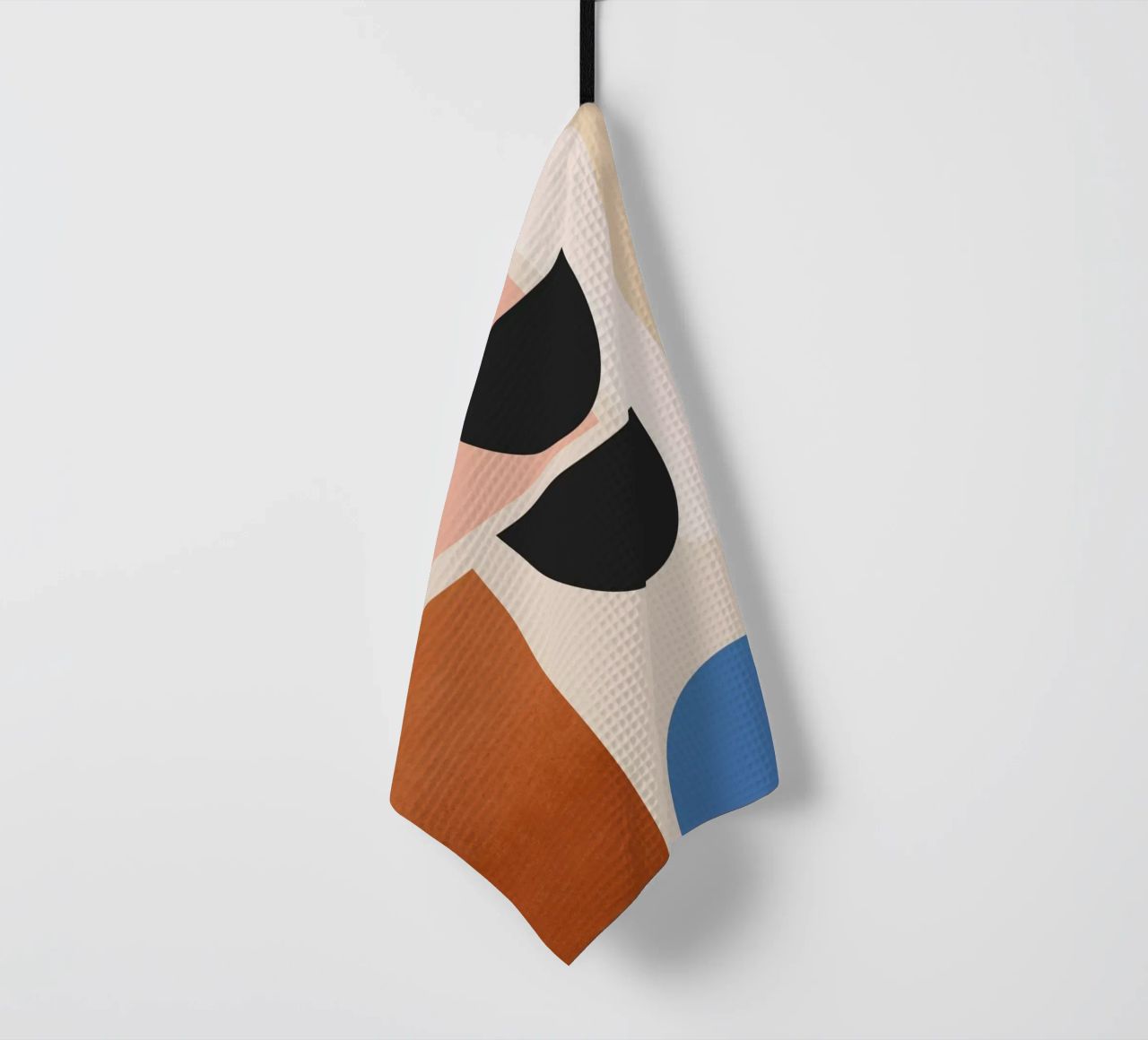 Abstract Minimal Shapes 52 tea towel by ThingDesign