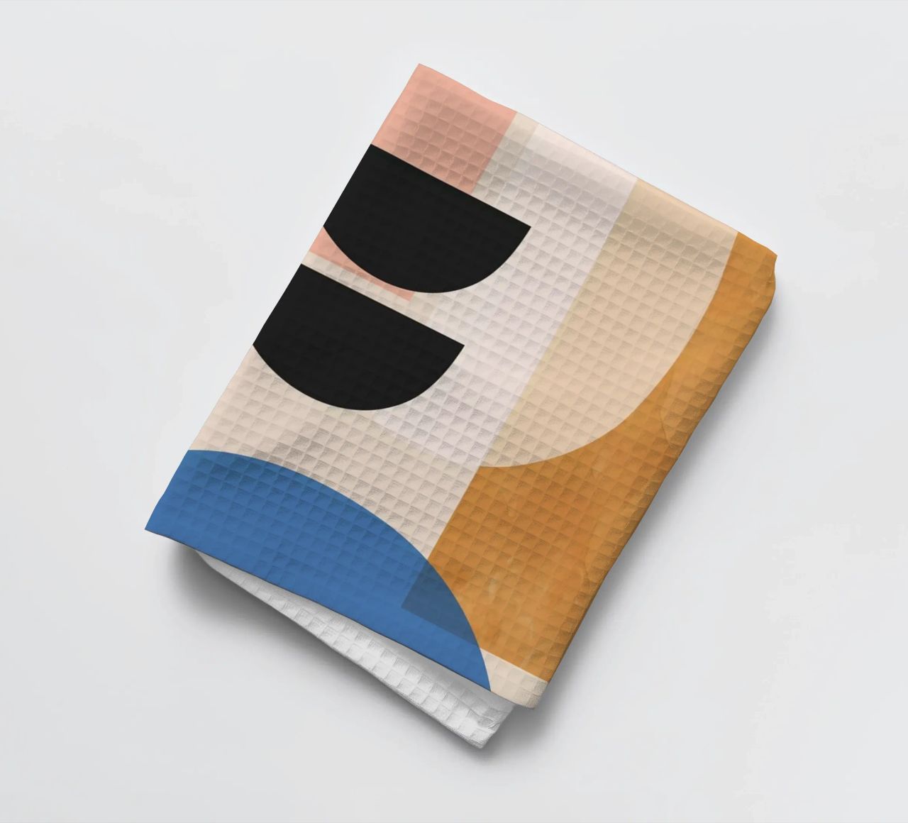 Abstract Minimal Shapes 52 tea towel by ThingDesign