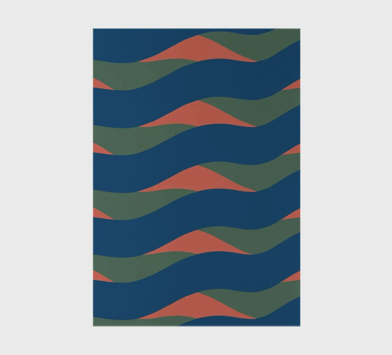 Waves pattern 24 notebook by Little Dean