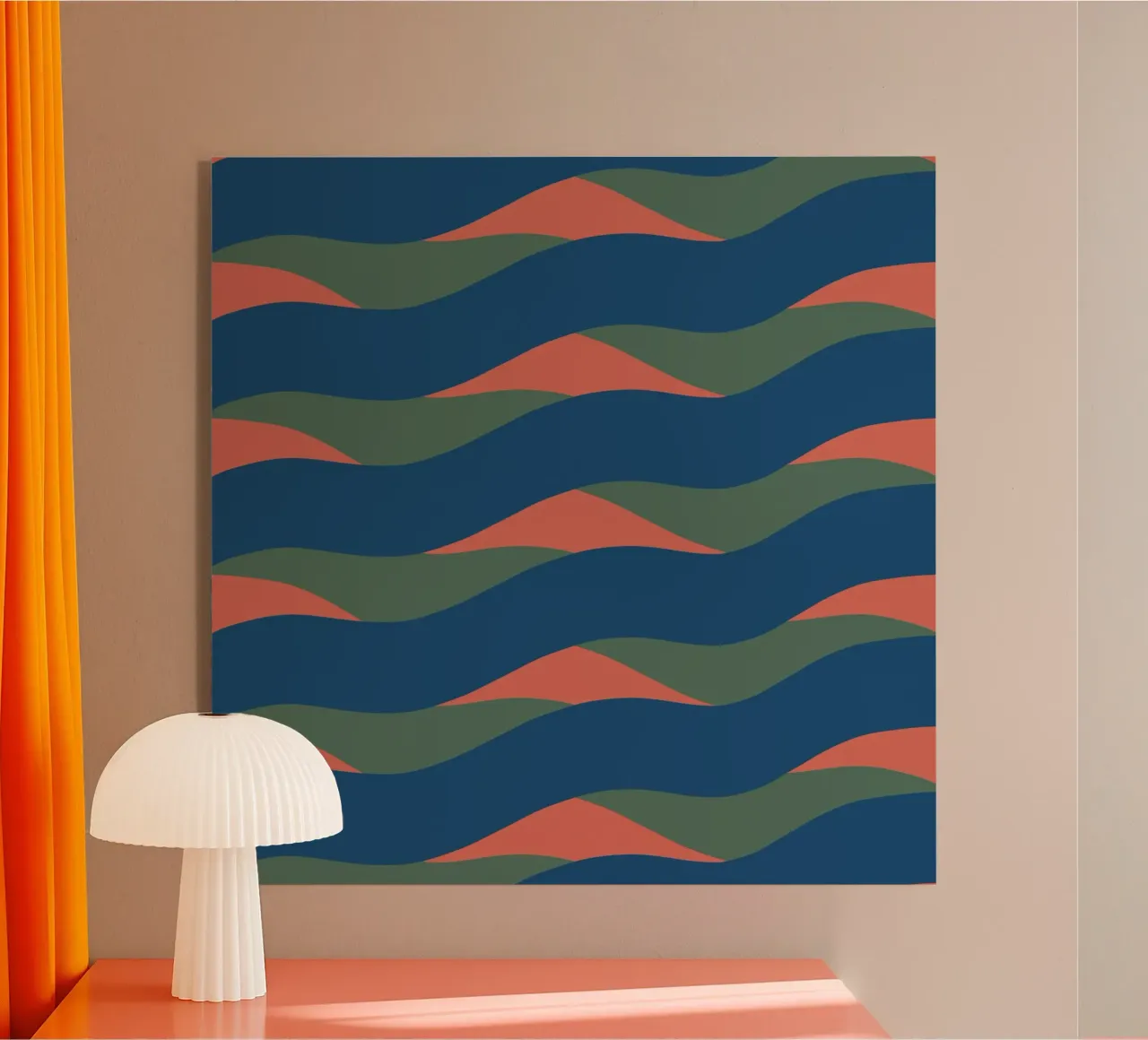 Waves pattern 24 plexiglas de Little Dean