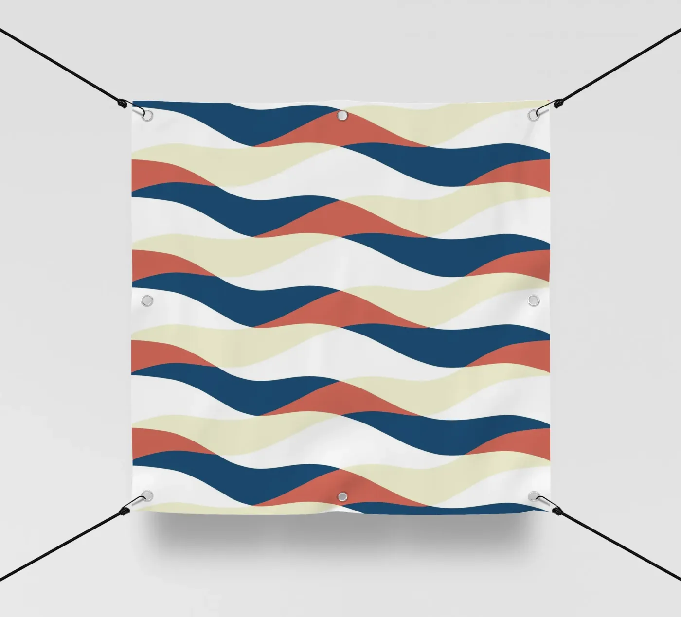 Waves pattern 25 bâche pvc de Little Dean