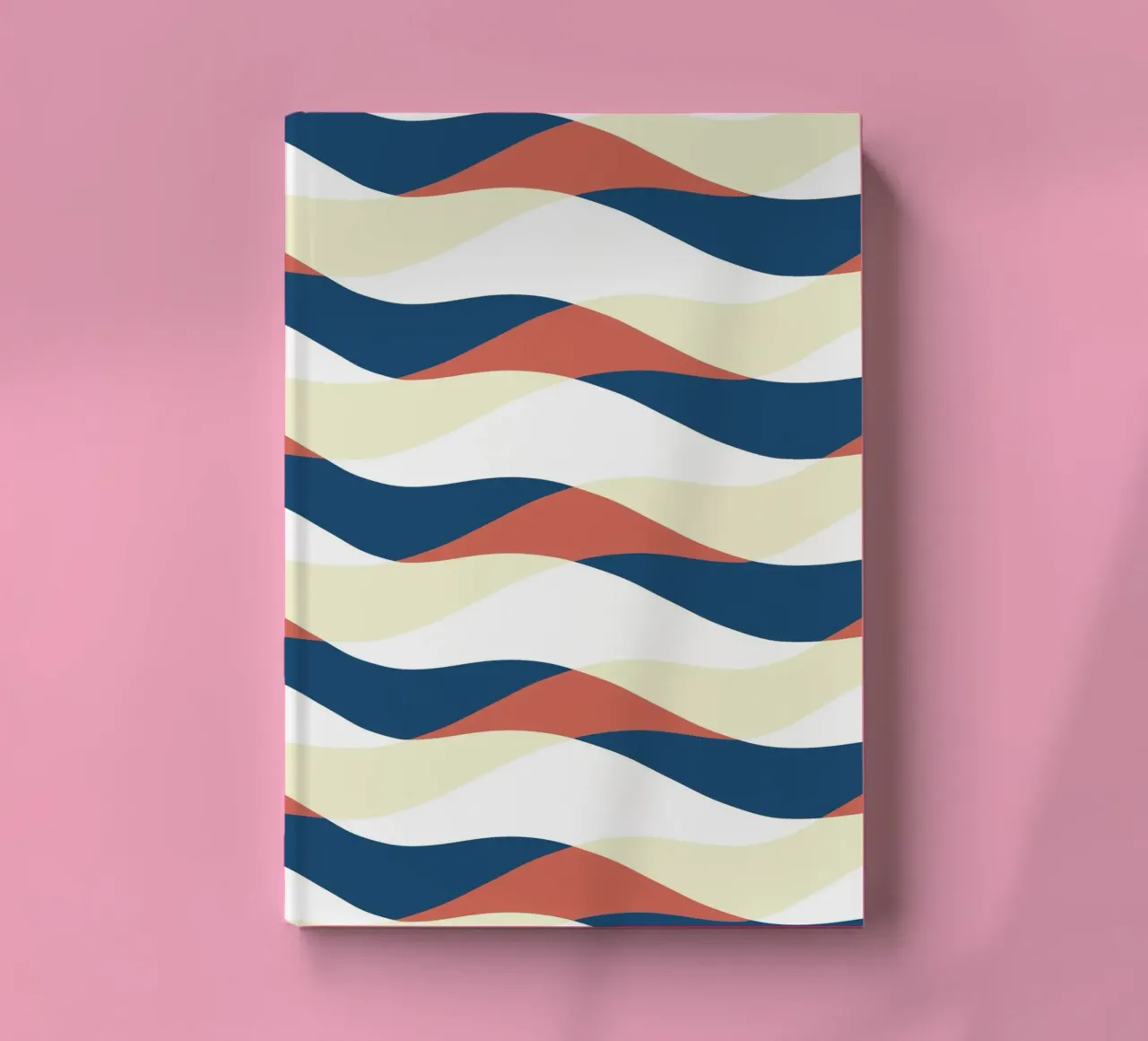 Waves pattern 25 notebook by Little Dean