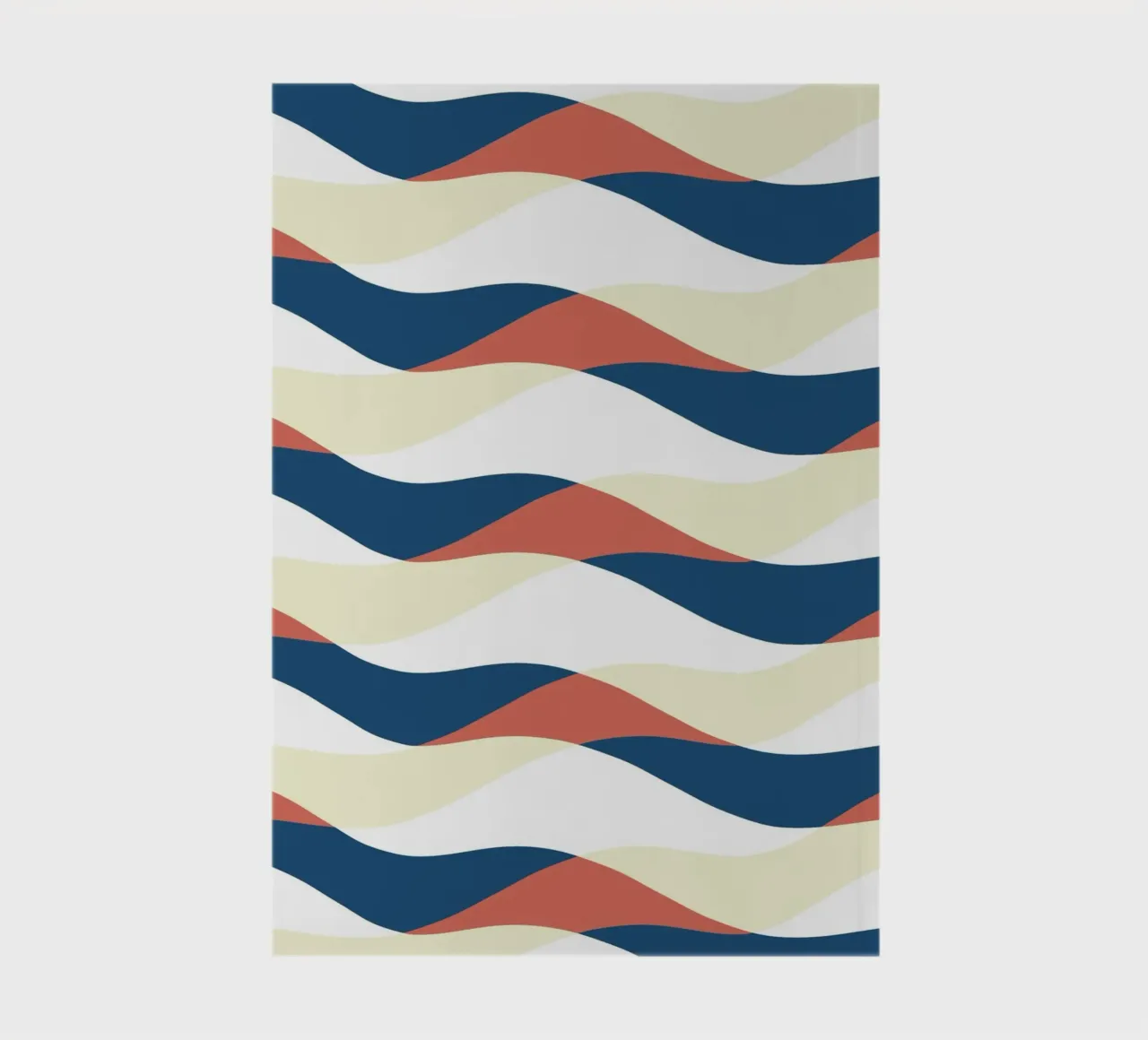 Waves pattern 25 notebook by Little Dean