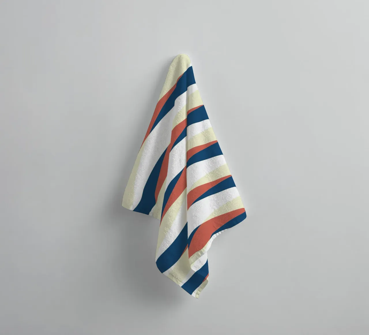 Waves pattern 25 towel by Little Dean