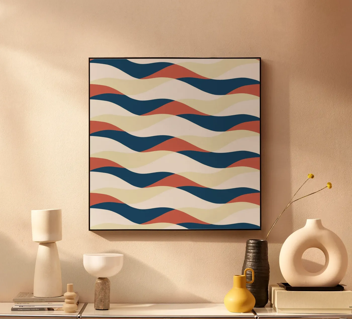 Waves pattern 25 alu-dibond by Little Dean