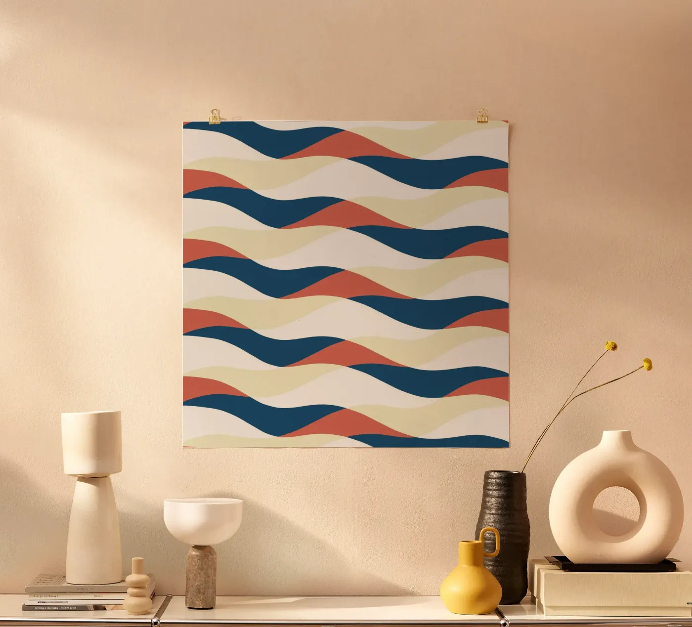 Waves pattern 25 poster de Little Dean