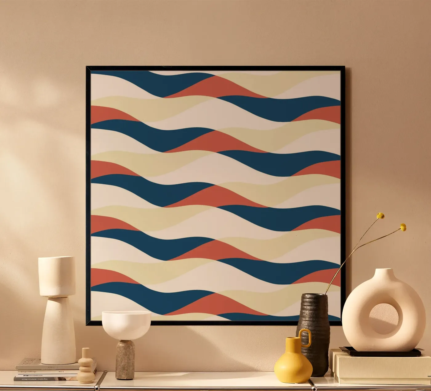 Waves pattern 25 poster de Little Dean