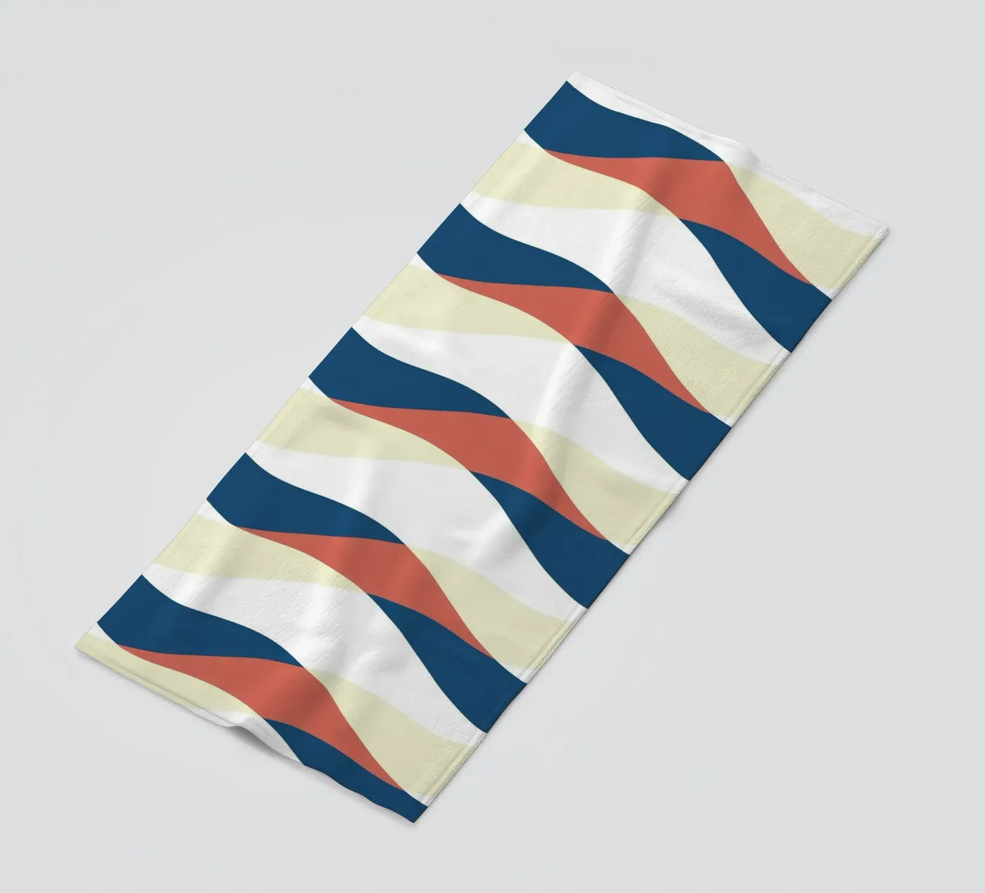Waves pattern 25 serviette de plage de Little Dean
