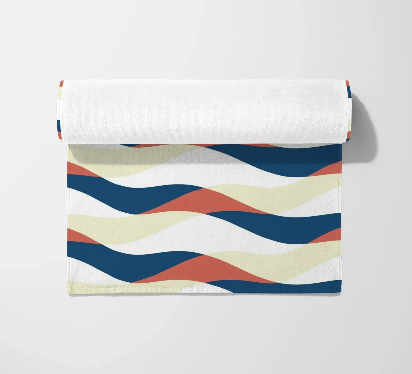 Waves pattern 25 serviette de plage de Little Dean