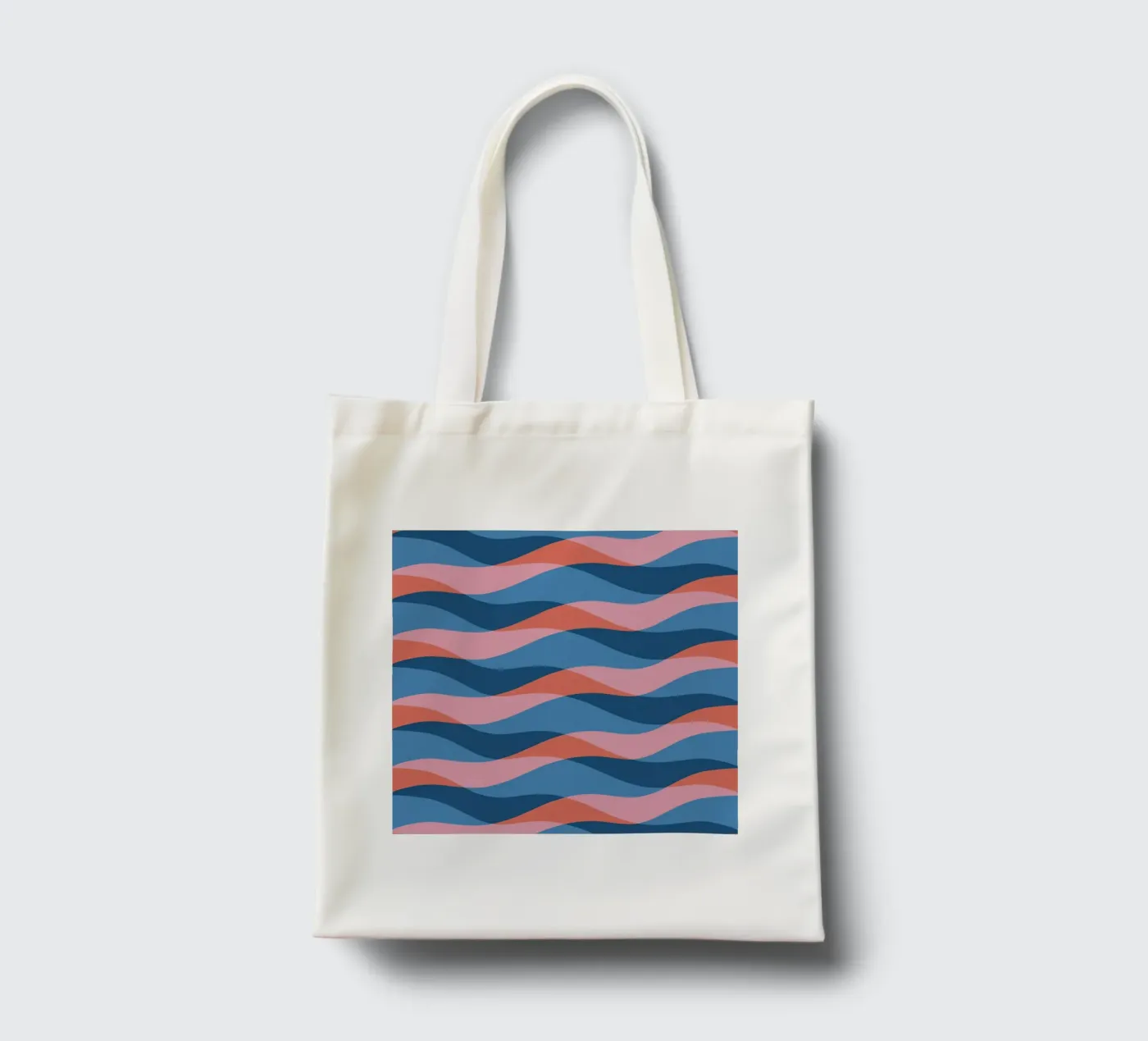 Waves pattern 26 tote bag by Little Dean