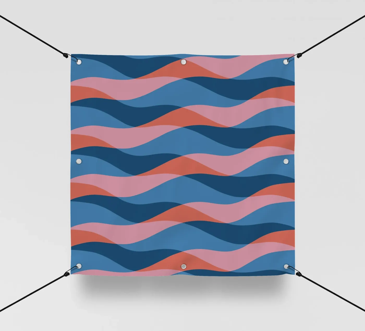 Motif des vagues 26 bâche pvc de Little Dean