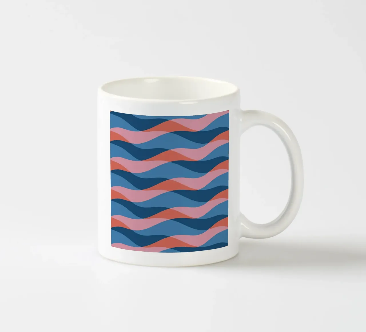 Schema delle onde 26 tazza in ceramica da Little Dean