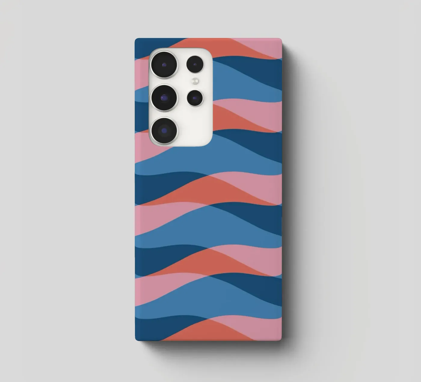 Waves pattern 26 samsung phone case by Little Dean