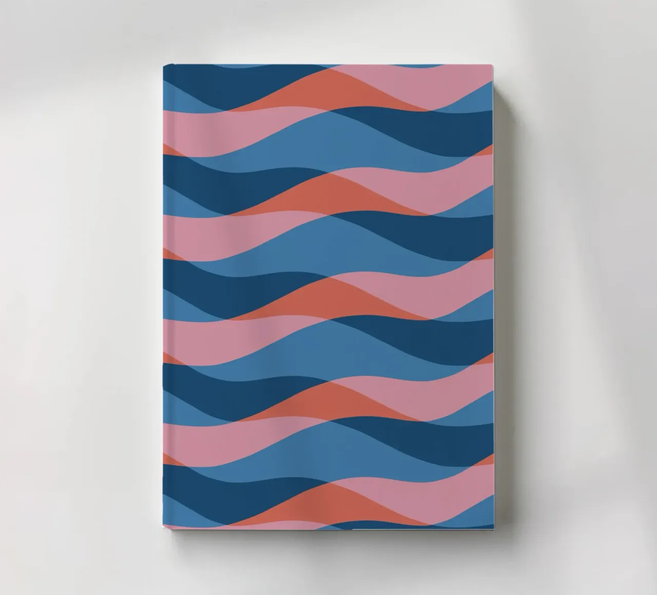 Waves pattern 26 notebook by Little Dean