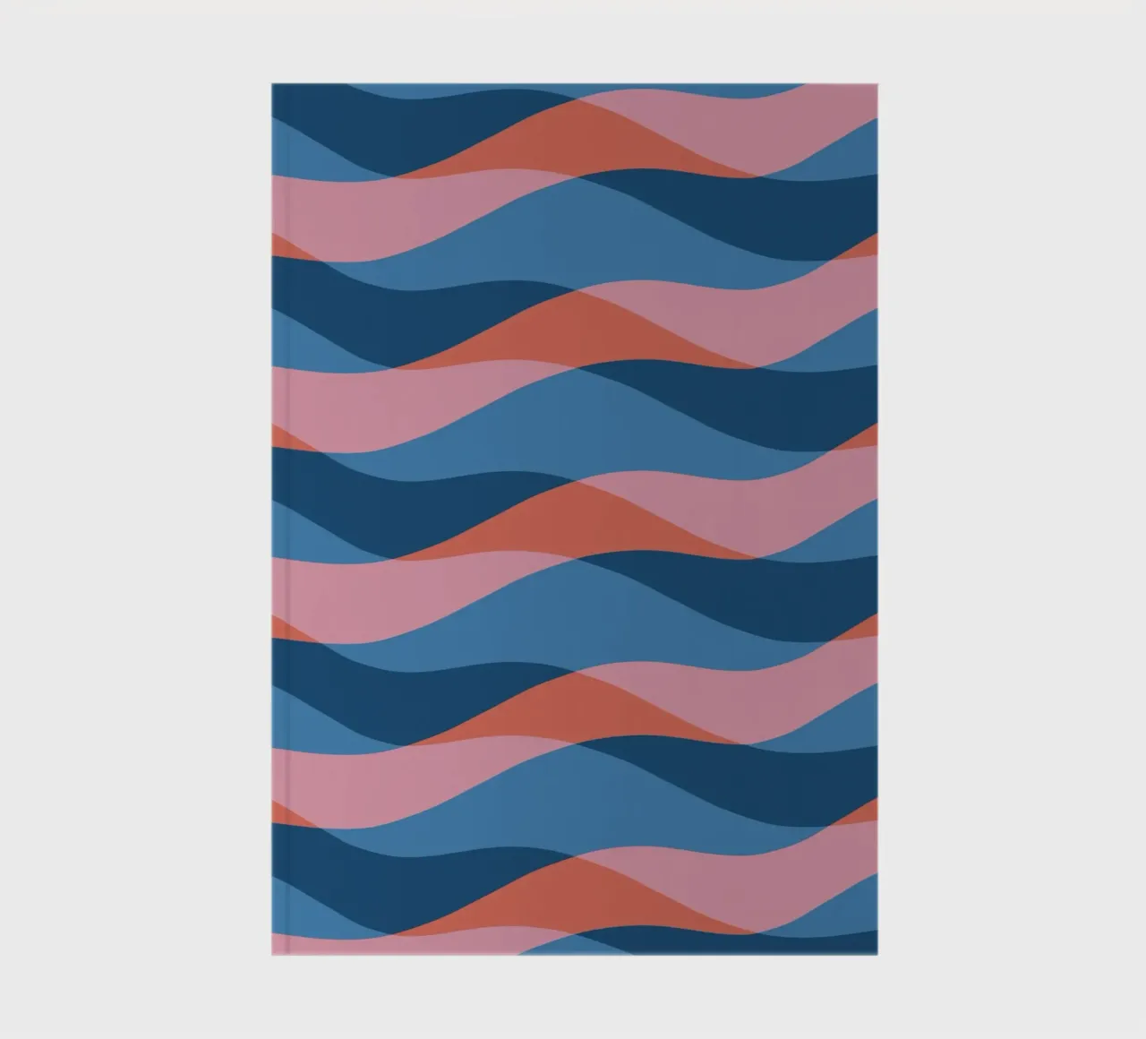 Waves pattern 26 notebook by Little Dean