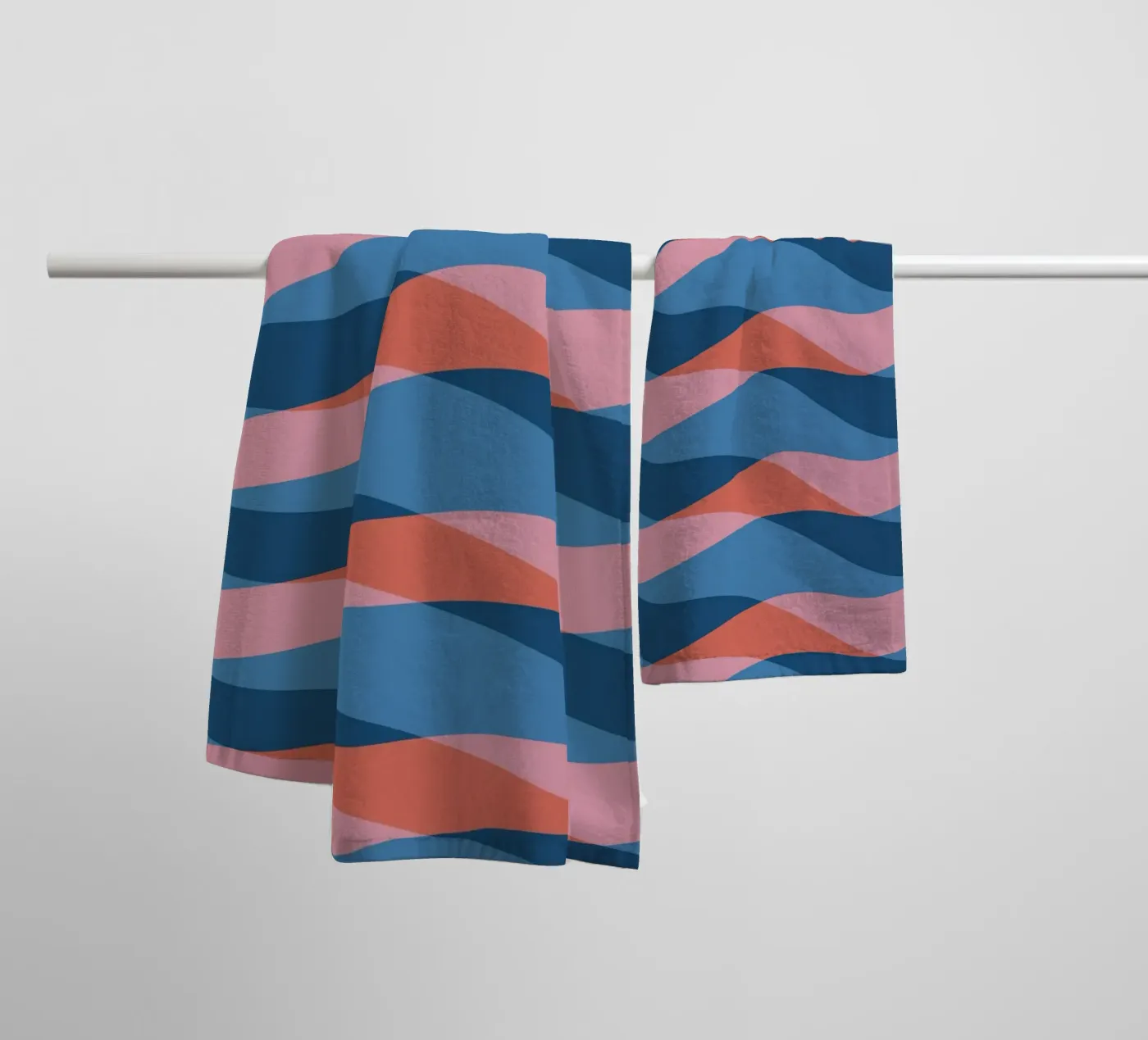 Waves pattern 26 serviette de bain de Little Dean
