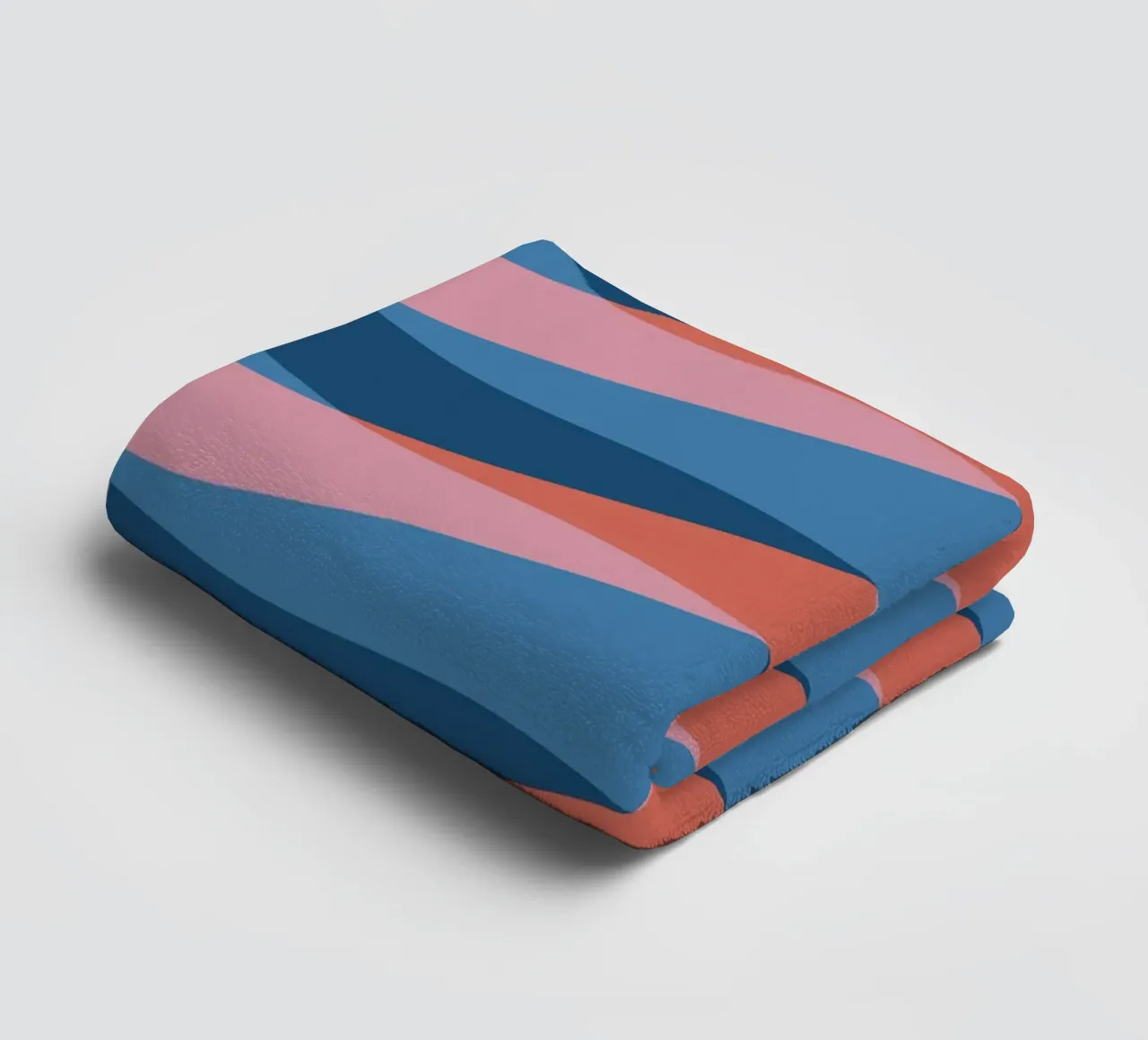 Waves pattern 26 towel by Little Dean