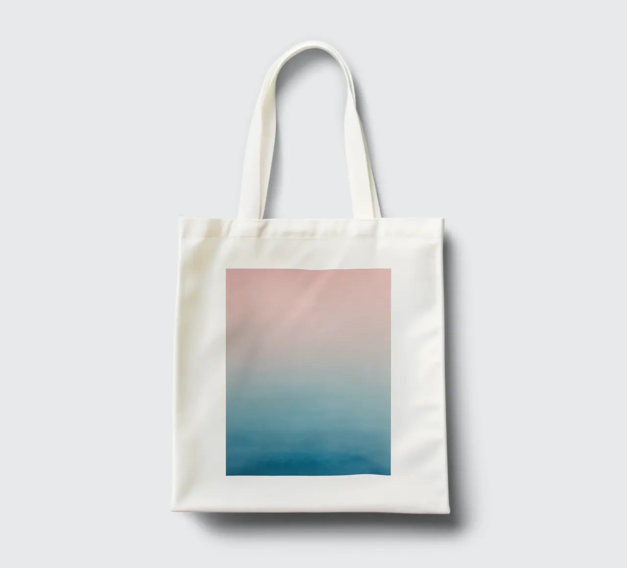 Gradiente di colori pastello - Mare calmo all'alba borsa in juta da Euphoria Theresa