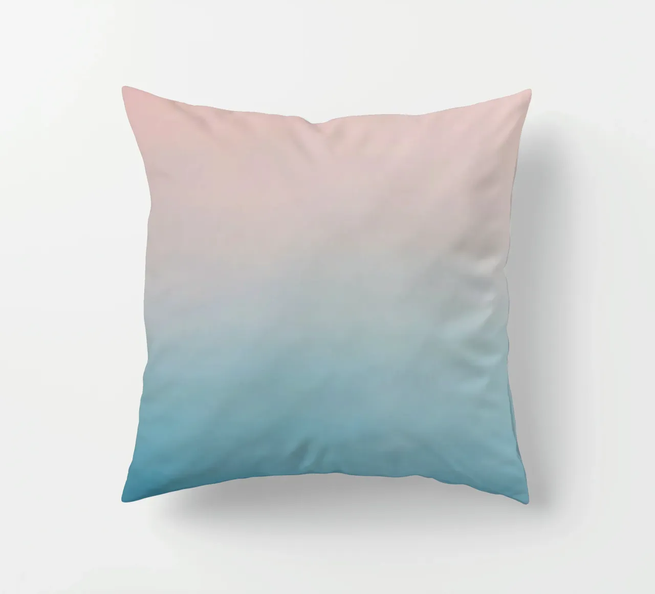 Gradiente di colori pastello - Mare calmo all'alba cuscino da Euphoria Theresa