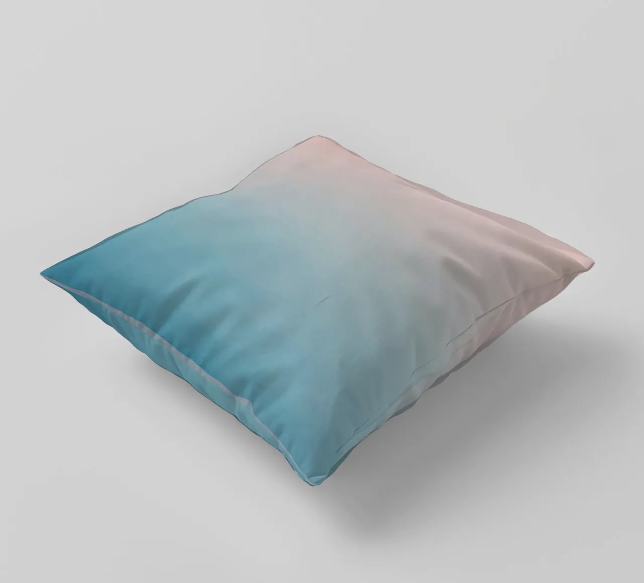 Gradiente di colori pastello - Mare calmo all'alba cuscino da Euphoria Theresa