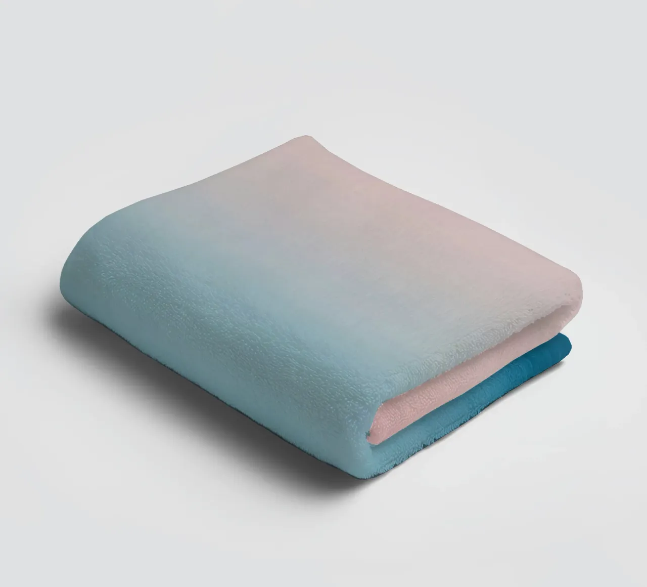 Gradiente di colori pastello - Mare calmo all'alba asciugamano da bagno da Euphoria Theresa