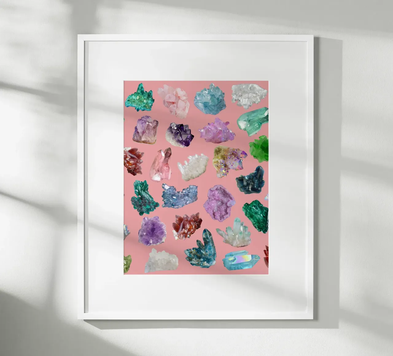 Magic Crystals poster con telaio in alluminio da MsGonzalez