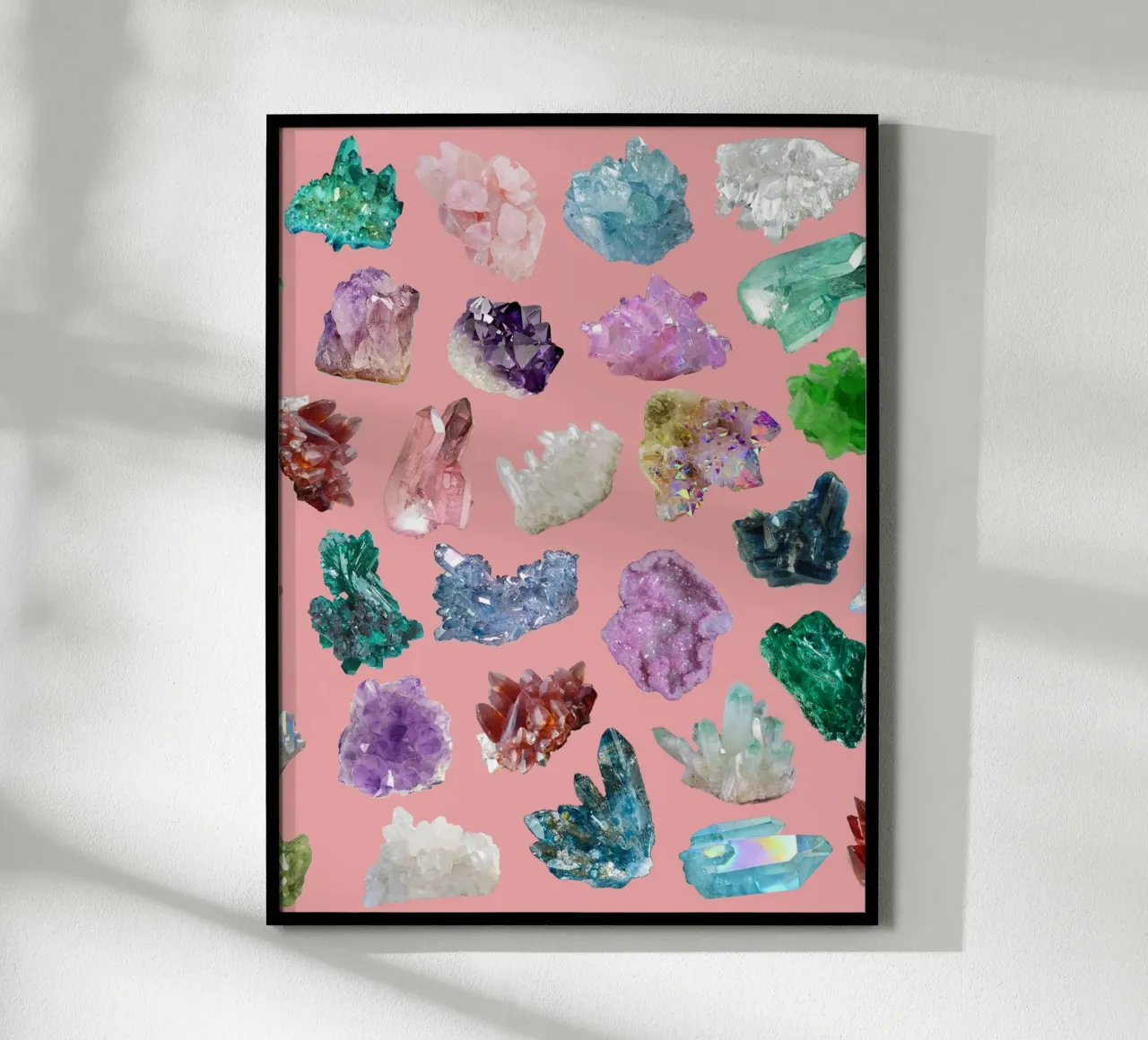 Magic Crystals poster con telaio in alluminio da MsGonzalez