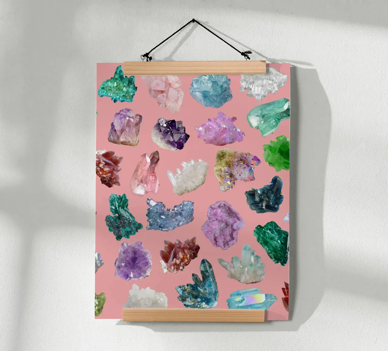 Magic Crystals poster con telaio in alluminio da MsGonzalez